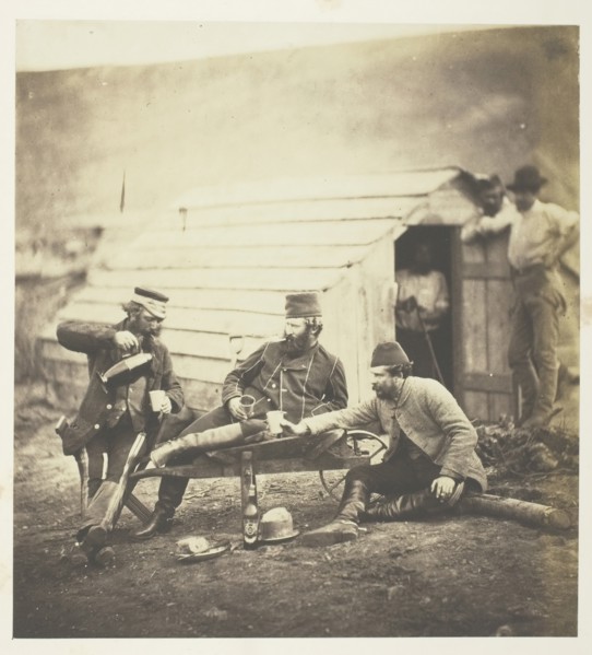 Hardships in the Camp, 1855. Creator: Roger Fenton.