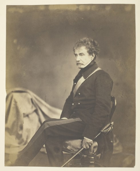 Sir Colin Campbell Lord Clyde (1792-1863), Field Marshal; At the Crimea, 1855. Creator: Roger Fenton.