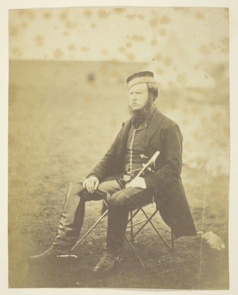 Sir John Miller Adye (1819-1900), General; taken at the Crimea, 1855. Creator: Roger Fenton.