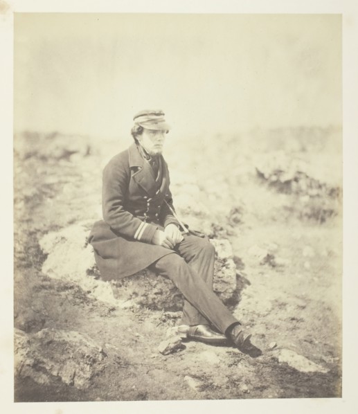 Untitled (Admiral Frederick Augustus Maxse), 1855. Creator: Roger Fenton.