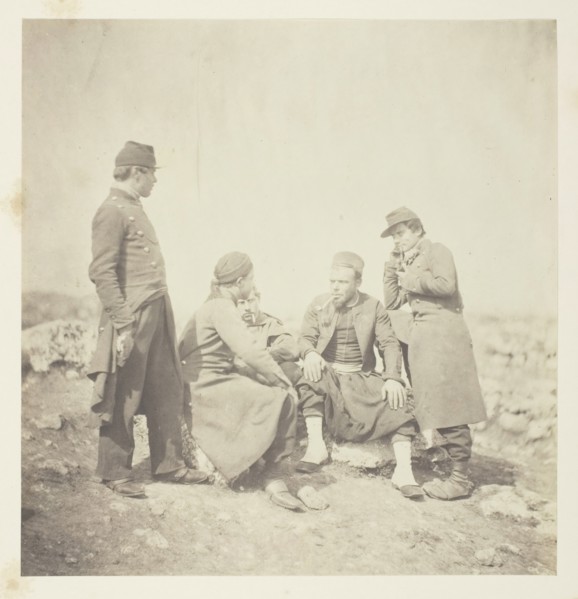 Zouaves, 1855. Creator: Roger Fenton.