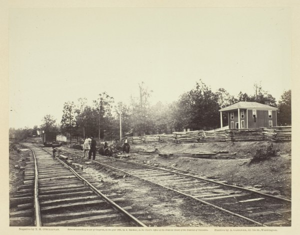 Appomattox Station, Virginia, April 1865. Creator: Alexander Gardner.
