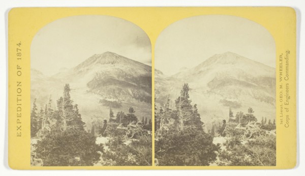 Baldy Peak, Cerro Blanco Mountains, Colorado, 14.234 feet above sea-level..., 1874. Creator: Tim O'Sullivan.
