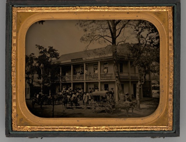 Untitled (John C. Fremont's Oso Hotel, Near Mariposa, CA), 1856. Creator: Unknown.