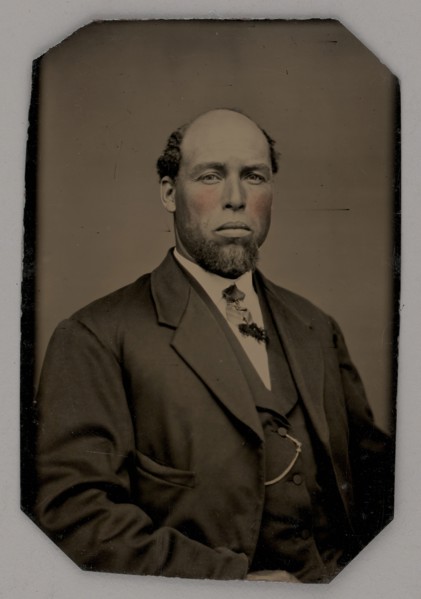 Untitled (Portrait of a Man), 1880. Creator: Unknown.