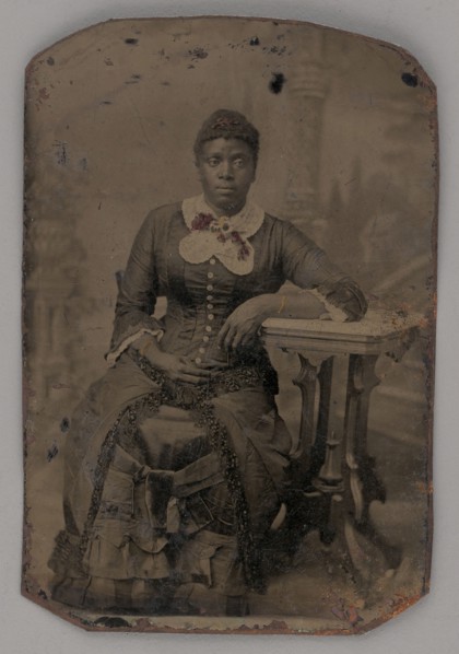 Untitled (Portrait of a Seated Woman), 1880. Creator: Unknown.