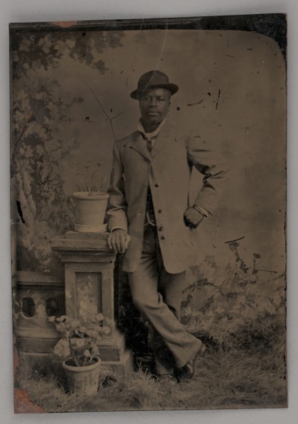 Untitled (Portrait of a Standing Man), 1880. Creator: Unknown.