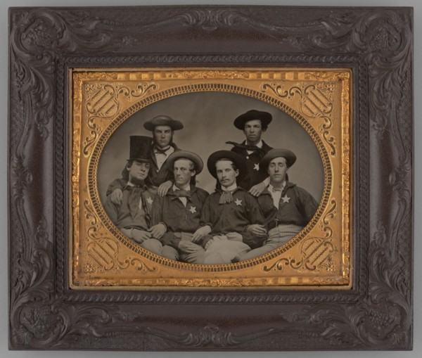 Untitled (Portrait of Six Men), 1870. Creator: Unknown.