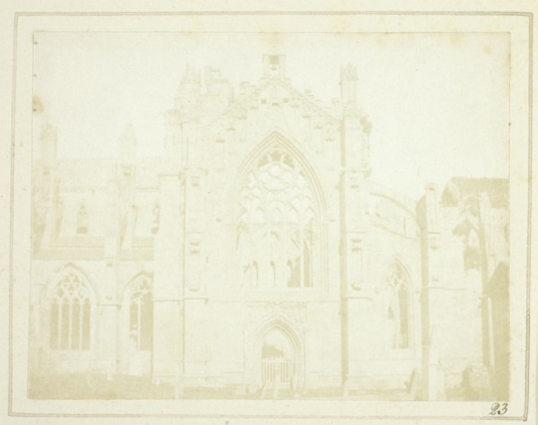Melrose Abbey, 1844. Creator: William Henry Fox Talbot.