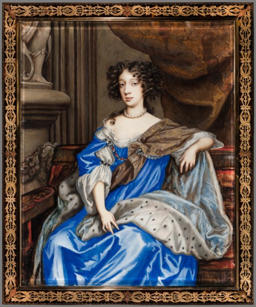 Portrait of Mary of Modena, c.1673. Creator: Nicholas Dixon, Attributed to English, c. 1645¨after 1708.