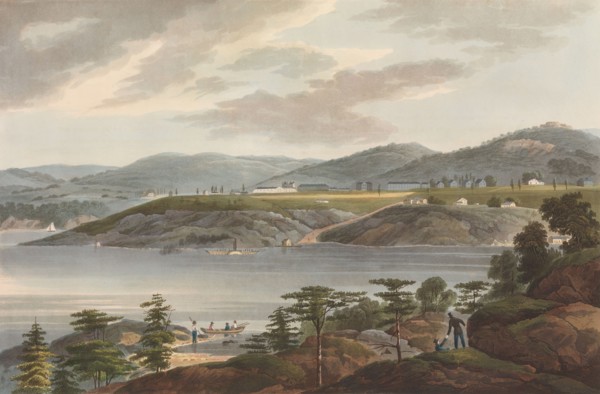 West Point (No. 16 of The Hudson River Portfolio), 1825. Creator: John Hill.