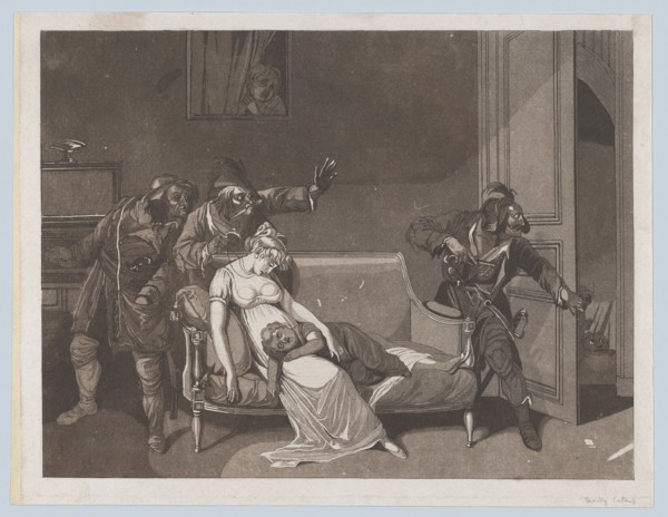 First Scene of Thieves, ca. 1805. Creator: Gror.