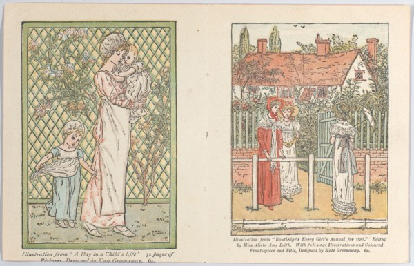 Valentine, 1882. Creator: Catherine Greenaway.