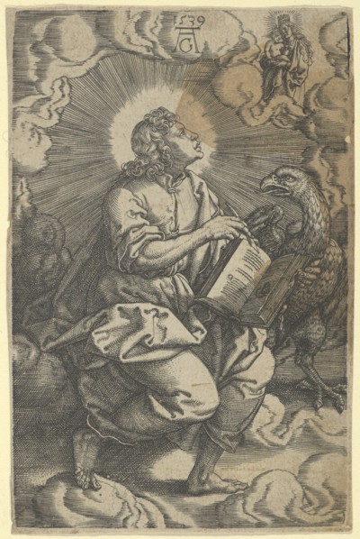 Saint John, from The Four Evangelists, 1539. Creator: Heinrich Aldegrever.