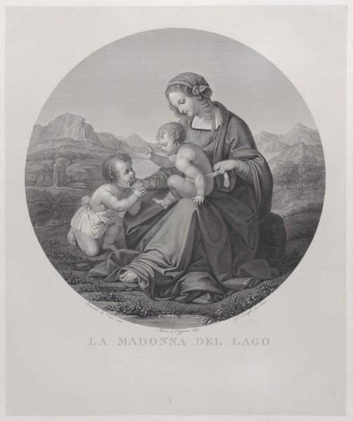 Virgin and Child with the infant Saint John the Baptist..., 1825. Creator: Giuseppe Longhi.