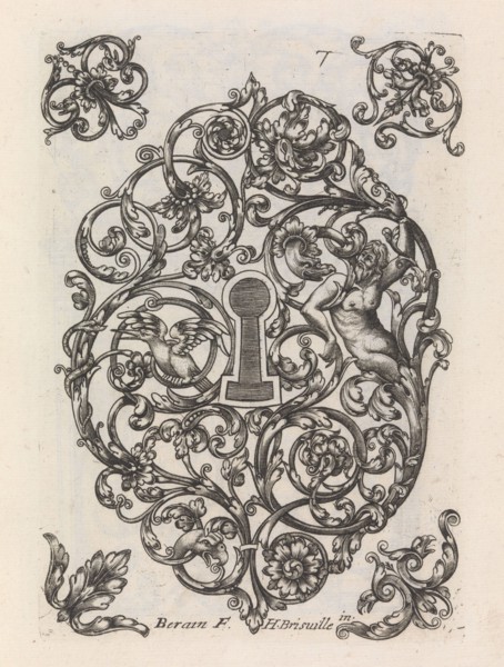 Diverses Pieces de Serruriers, page 8 (recto), ca. 1663. Creator: Jean Berain.