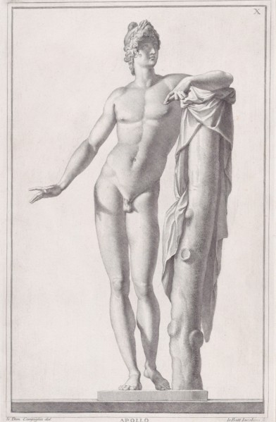 Statue of Apollo, 1734. Creator: Giovanni Battista Jacoboni.