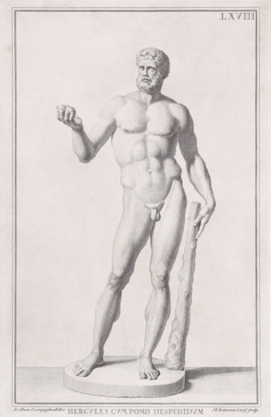 Statue of Hercules, 1734. Creator: Marc'Antonio Corsi.