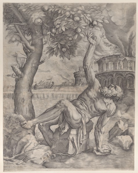 Tantalus, ca. 1557-70. Creator: Giulio Sanuto.
