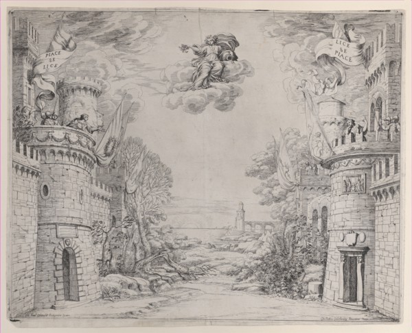 Scene from Il Triompho della Pieta, 1640-69. Creator: Giovanni Battista Galestruzzi.