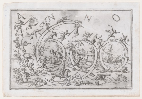 'Anno 1690' (the Year 1690)..., ca. 1690. Creator: Giuseppe Maria Mitelli.