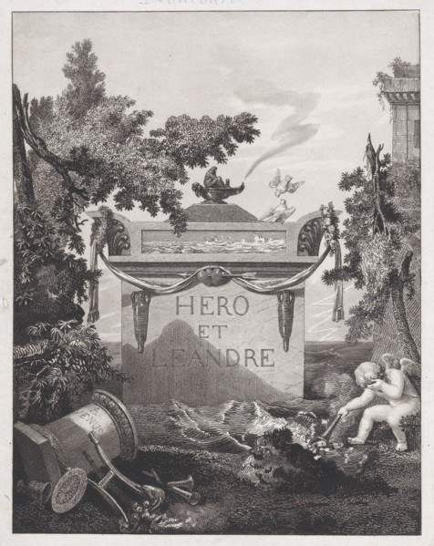 Frontispiece to "Hero and Leander", 1801. Creator: Philibert Louis Debucourt.
