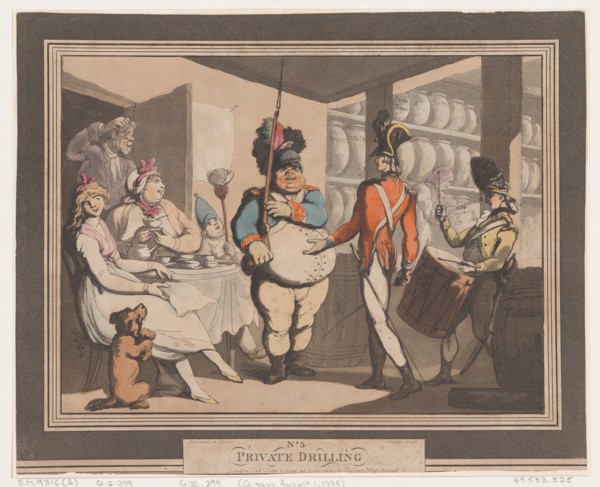 Private Drilling, No 5, June 1, 1798. Creator: Heinrich Schutz.