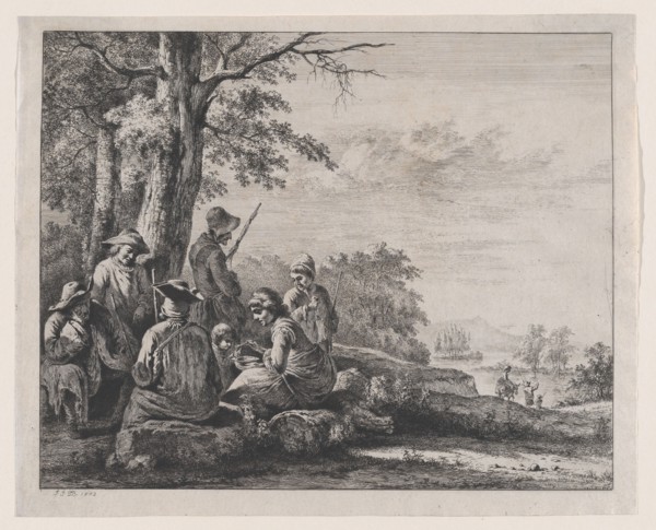 Peasants Resting, 1803. Creator: Jean-Jacques de Boissieu.