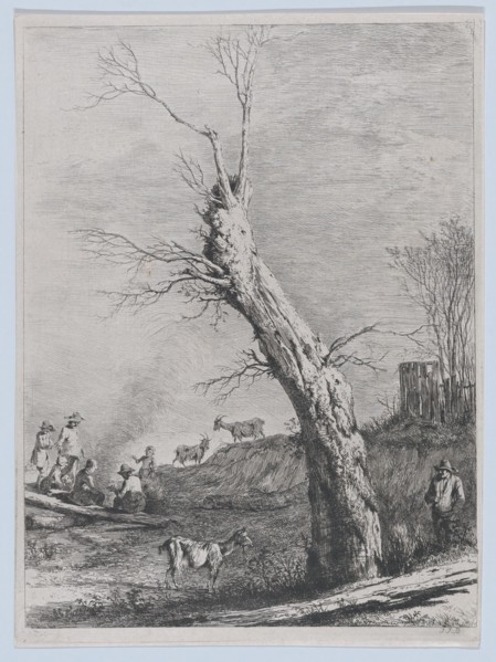 Winter, after a drawing completed in Saint-Chamond, 1795. Creator: Jean-Jacques de Boissieu.