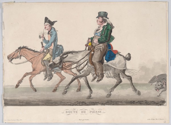 Route de Poissy, 1816. Creator: Philibert Louis Debucourt.