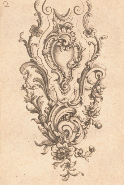 Nouveaux Ornemans D'Arquebuseries, ca. 1750-55. Creator: Gilles Demarteau.