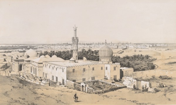 98. Mosquée Nabédémiane, à Alexandrie, 1843., 1843. Creators: Joseph Philibert Girault De Prangey, Adrien Dauzats.
