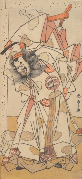 The Second Nakajima Mihoemon in the Role of Sadaijin Jihei, 1776. Creator: Shunsho.