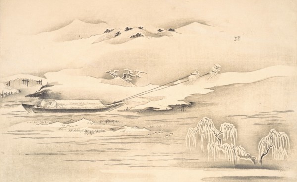 Book of Ehon Ginsekai (The World in Silver), late 18th-early 19th century. Creator: Kitagawa Utamaro.