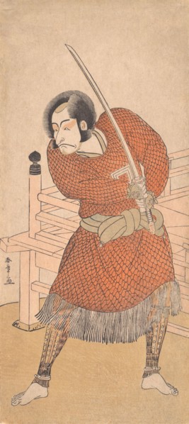 Danjuro V, in chain-mail, 1786 (?). Creator: Shunsho.
