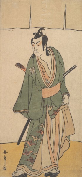 The Second Ichikawa Monnosuke in the role of Soga no Juro Sukenari, 2nd month, 1785. Creator: Shunsho.