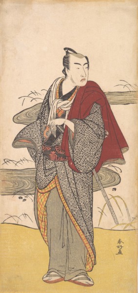 The Actor Matsumoto Koshiro 4th as a Man, ca. 1780. Creator: Katsukawa Shunko.