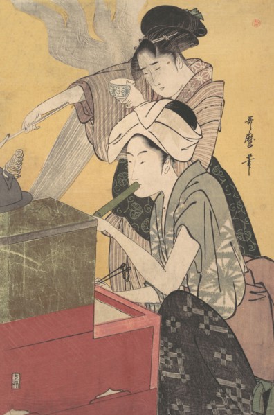 In the Kitchen, ca. 1794-95. Creator: Kitagawa Utamaro.