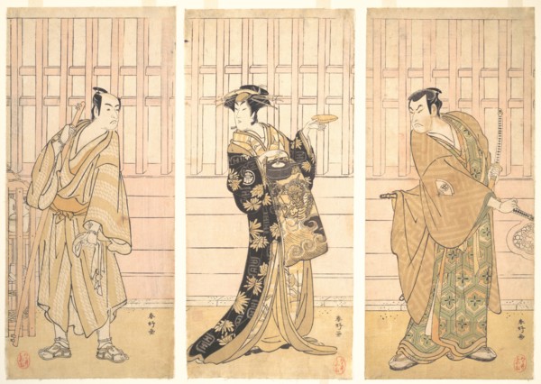 In the Room of a House of the Yoshiwara, ca. 1788. Creator: Katsukawa Shunko.