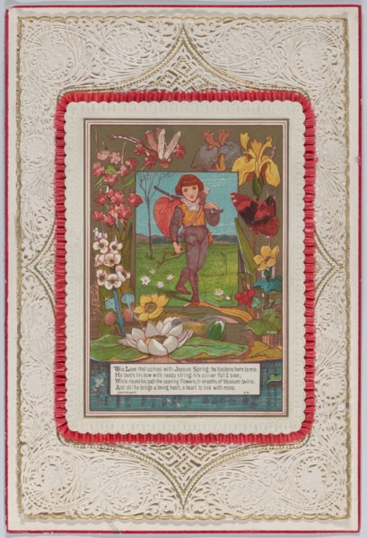 Valentine, 1874. Creator: Catherine Greenaway.