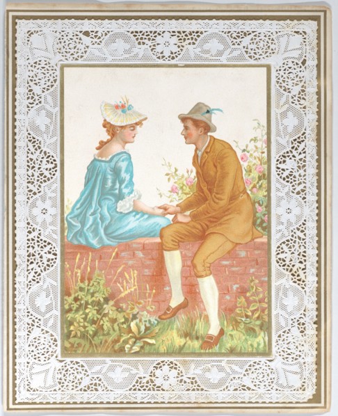 Valentine, 1876. Creator: Catherine Greenaway.