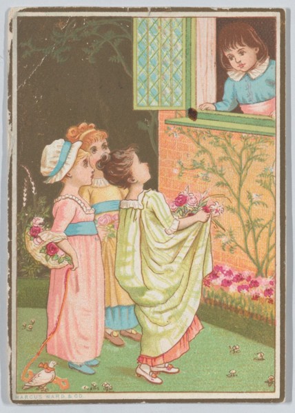 Valentine, 1883. Creator: Catherine Greenaway.