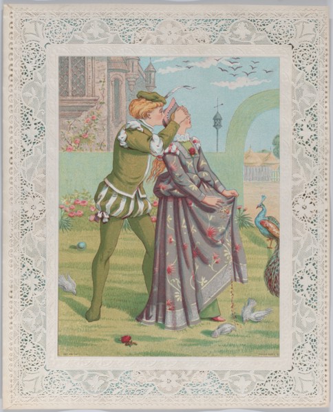 Valentine, 1876. Creator: Catherine Greenaway.