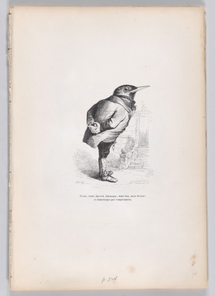 Old, broken, haggard, whimsical, yet good, yet dedicated, and domestic by temperame..., ca. 1837-47. Creator: Charles Tamisier.