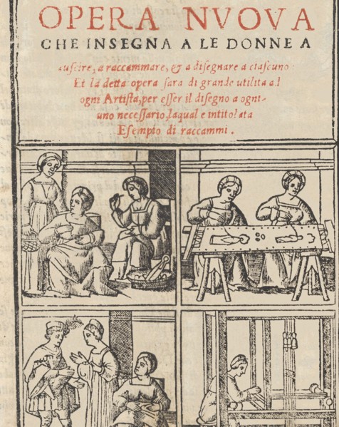 Essempio di recammi, 1530. Creator: Giovanni Antonio Tagliente.