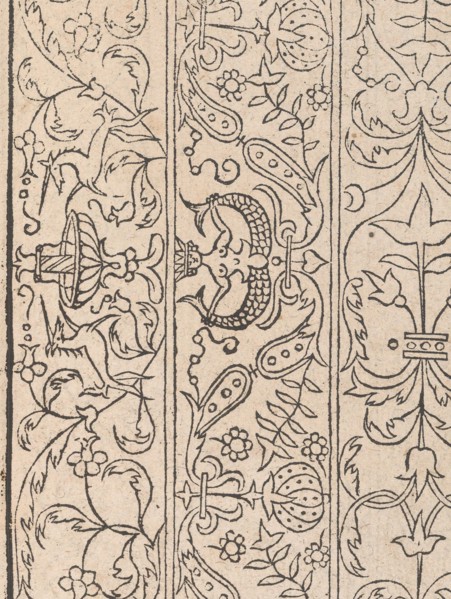 New Modelbüch allen Nägerin u. Sydenstickern (Page 19r), 1556. Creator: Hans Hoffman.
