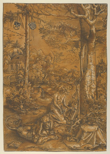 The Penitence of St. Jerome, 1509. Creator: Lucas Cranach the Elder.