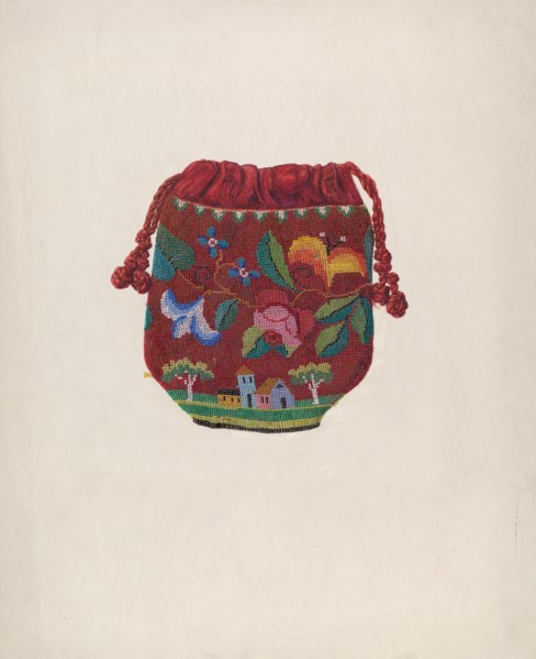 Bag, c. 1940. Creator: Harriette Gale.