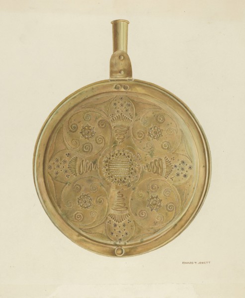 Warming Pan, 1935/1942. Creator: Edward Jewett.