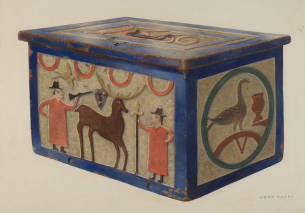 Bridal Chest, 1935/1942. Creator:  John Koehl.